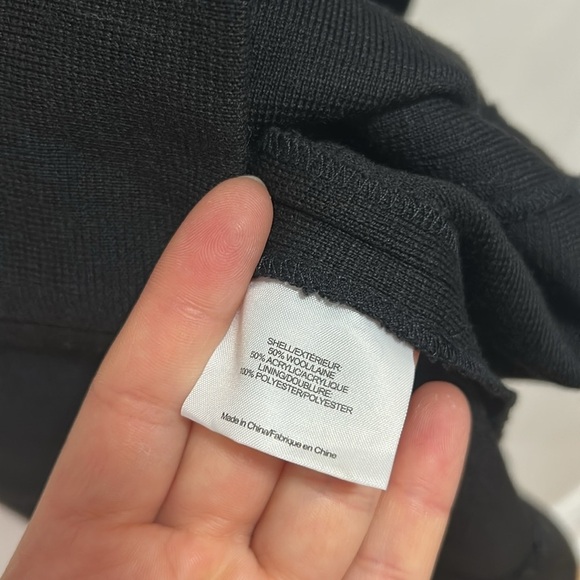 Tory Burch Declan Tab Wool Blend Dress Size XS black career office classic - Picture 10 of 14